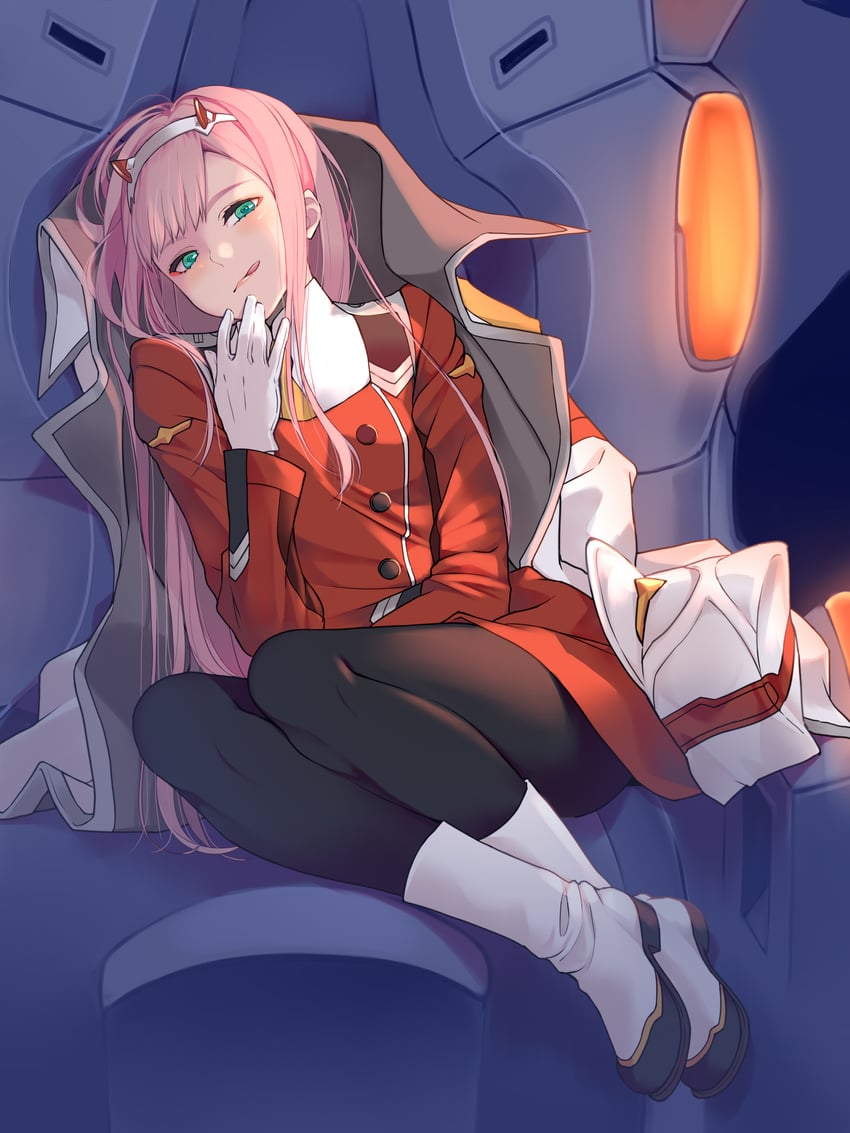 zero two (darling in the franxx) drawn by kate_iwana