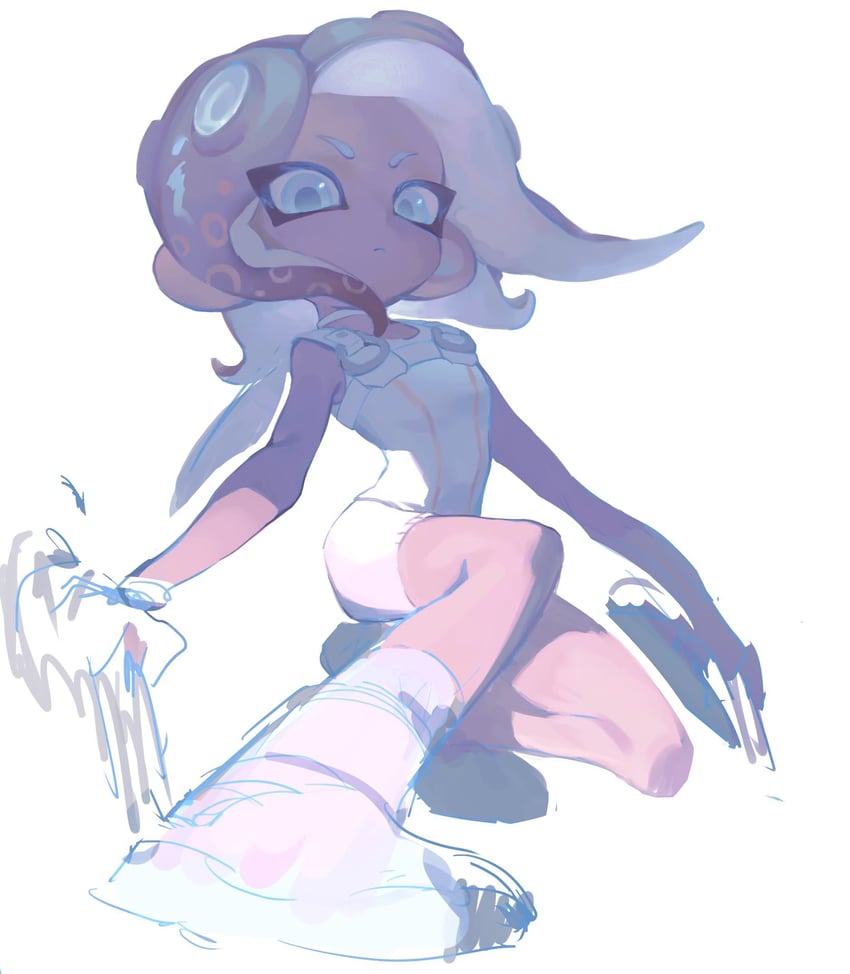 agent 8 (splatoon and 2 more) drawn by dong_98