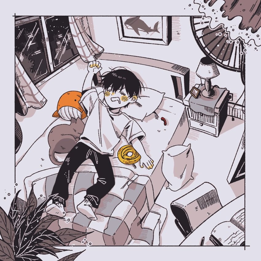 park moo-hyun (eoduun badaui deungbul-i doeeo) drawn by deepblue1059