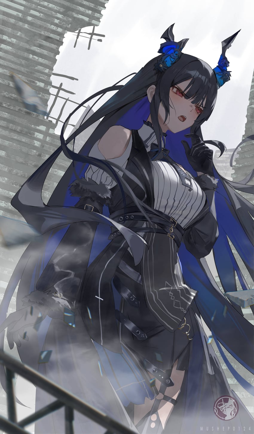 nerissa ravencroft (hololive and 1 more) drawn by abroccoli