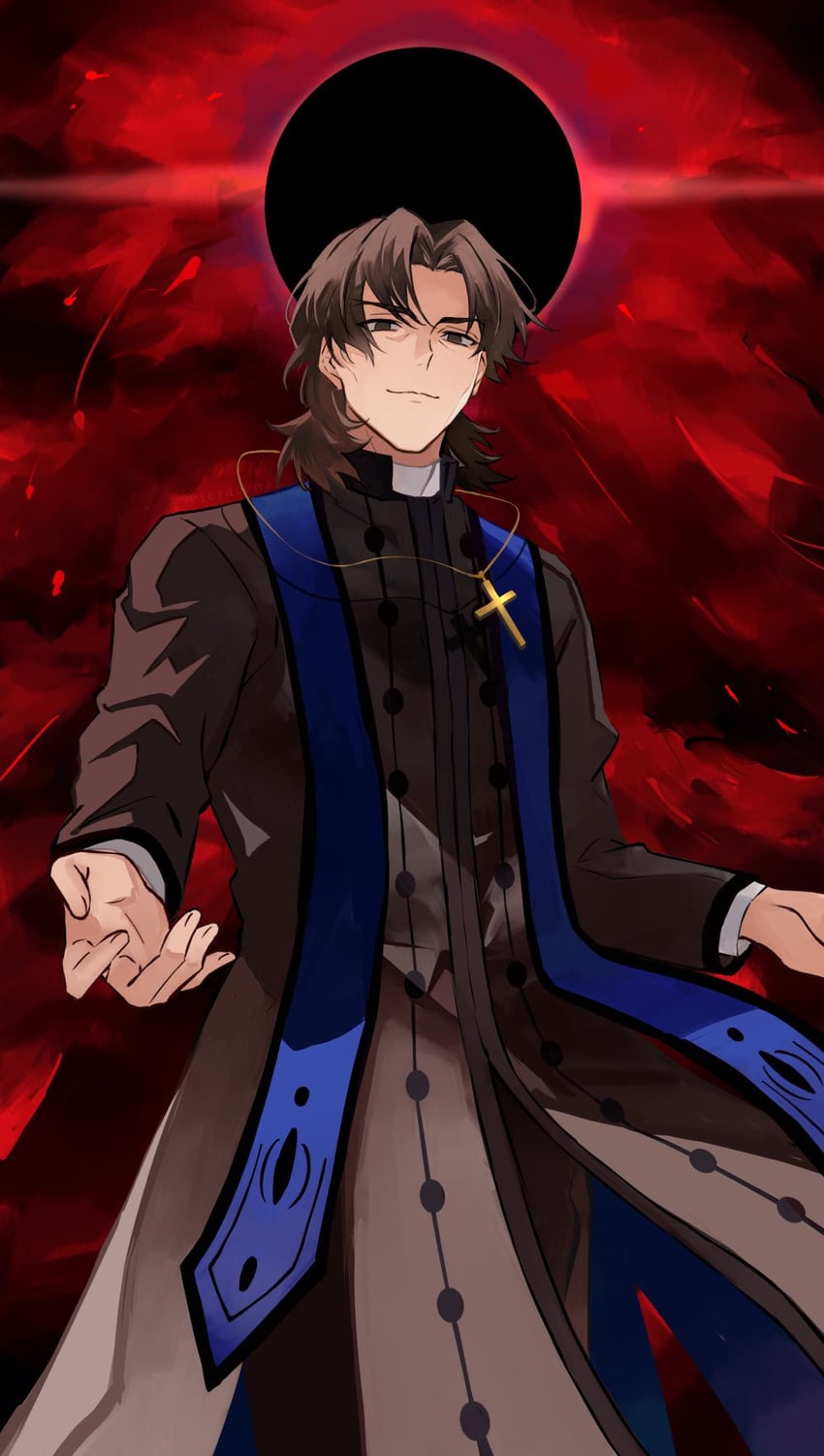 kotomine kirei and grigori rasputin (fate and 1 more) drawn by terarenai