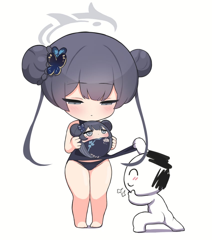 sensei, doodle sensei, and kisaki (blue archive) drawn by sunggou