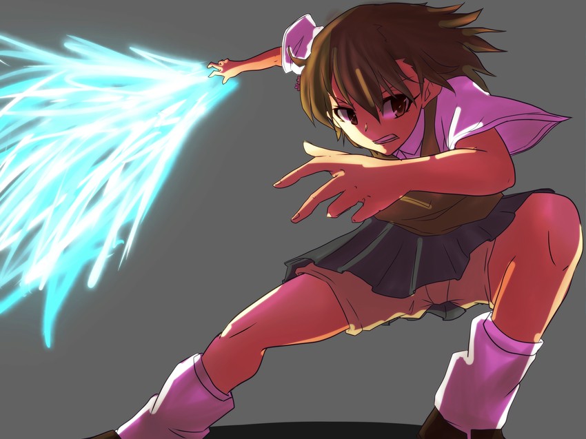 misaka mikoto (toaru majutsu no index and 1 more) drawn by isagi