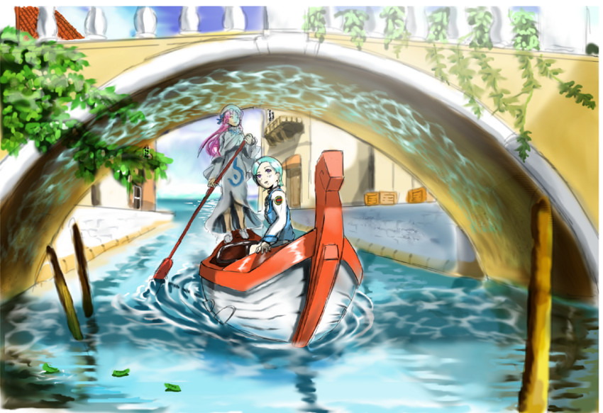 mizunashi akari and eureka (aria and 1 more) drawn by drawfag