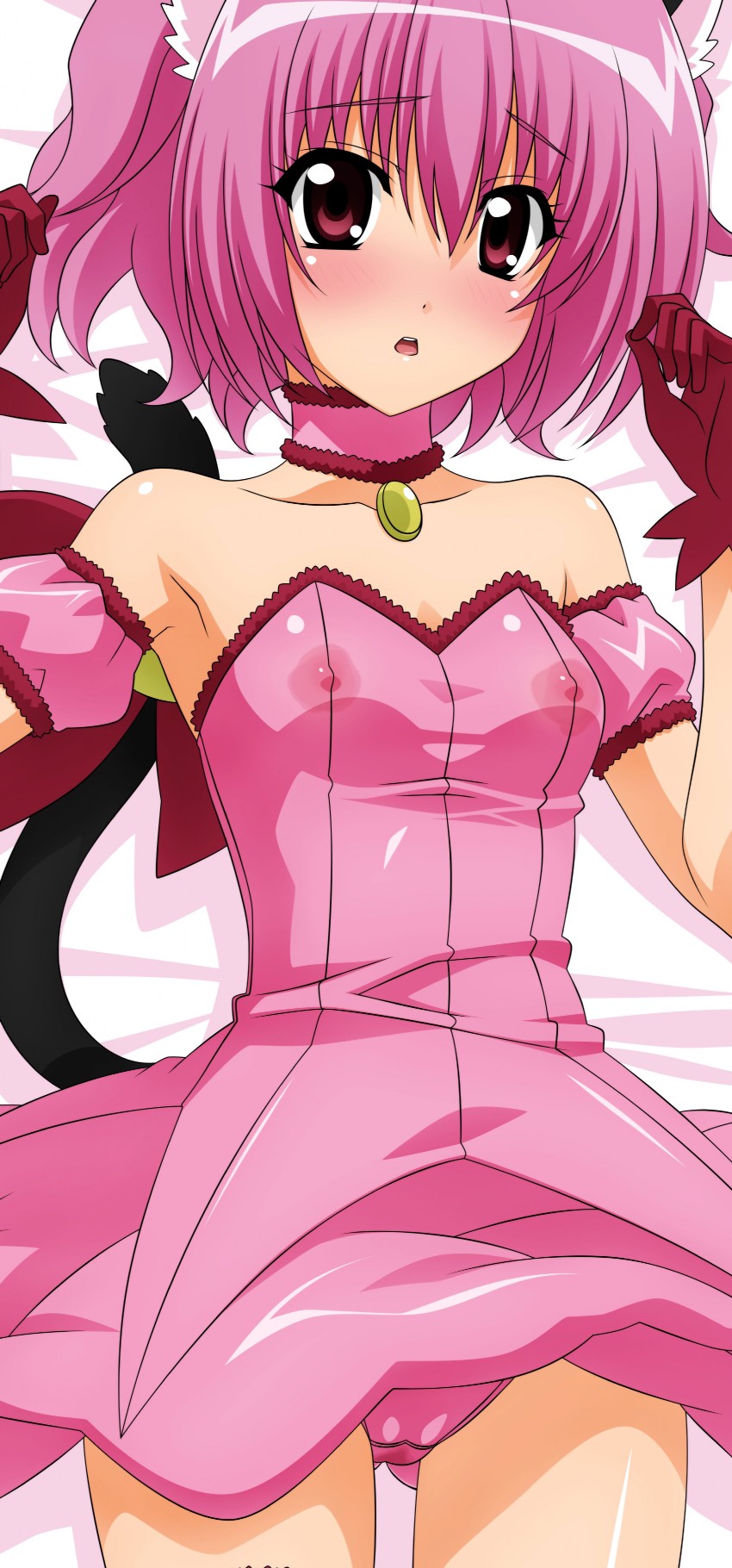momomiya ichigo and mew ichigo (tokyo mew mew) drawn by sugimura_tomokazu