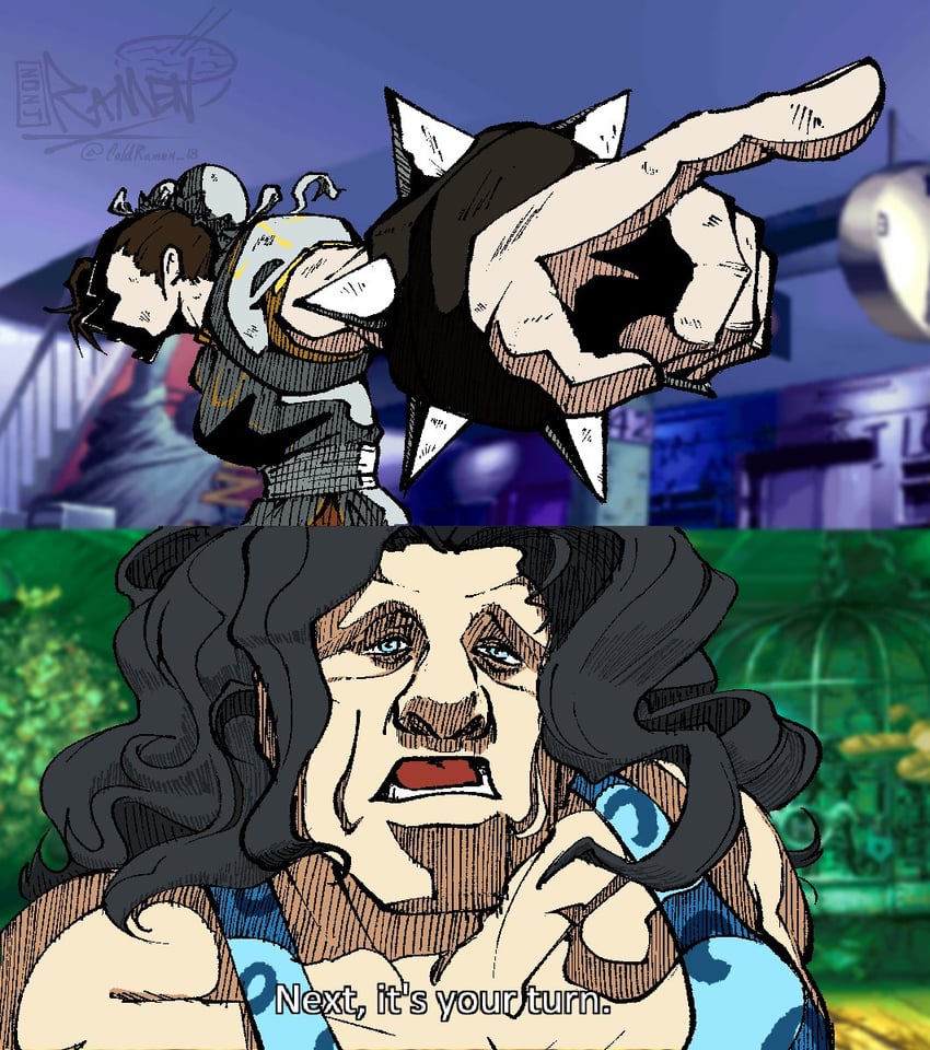 chun-li and hugo andore (street fighter and 2 more) drawn by ramen_(coldraman_18)