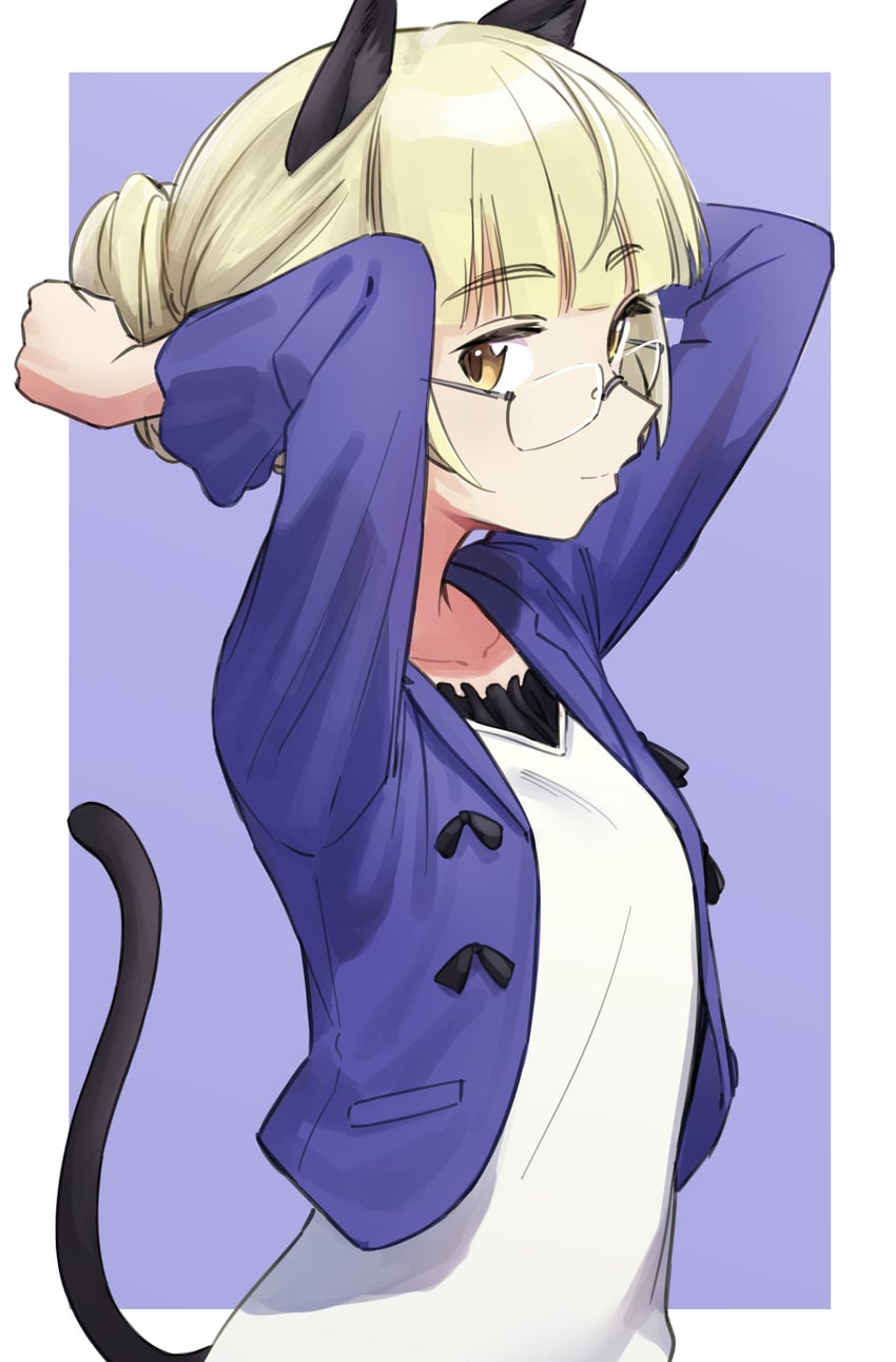 perrine h. clostermann (world witches series and 1 more) drawn by fankupl