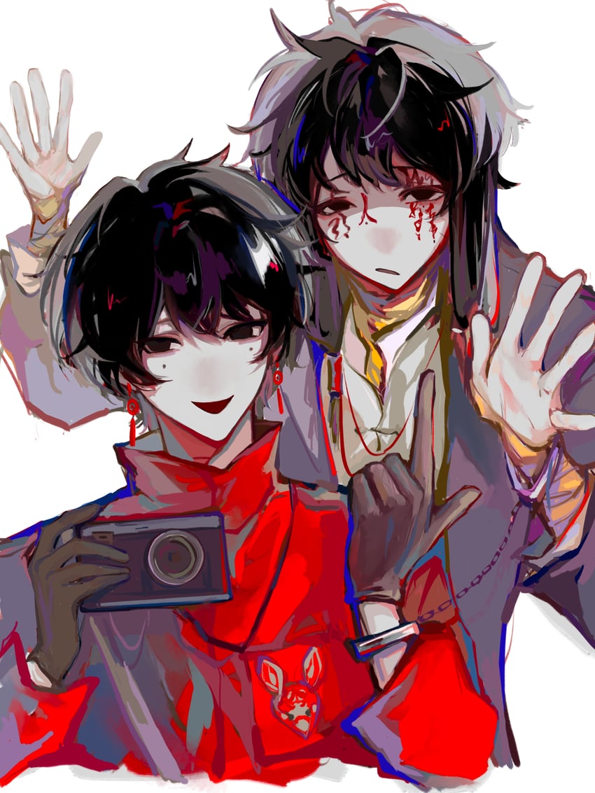 ziche fuzhao and li yuting (touqi guaitan) drawn by 946_(94liuya)