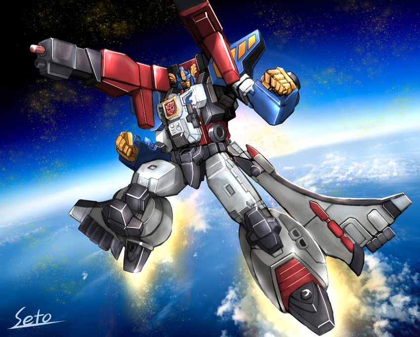 optimus prime, jetfire, convoy, and overload (transformers and 2 more) drawn by seto_(atsushi533822)