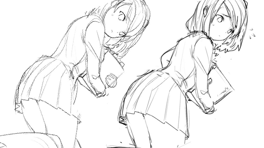 natsuki (doki doki literature club) drawn by satchely
