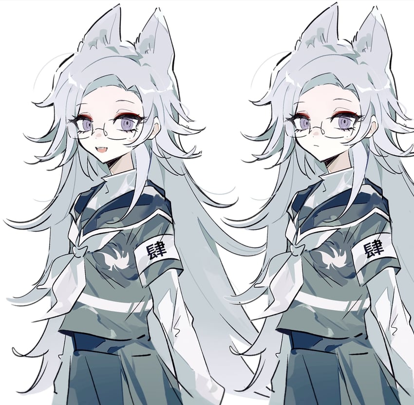 aotsuki eito (the hundred line -last defense academy-) drawn by ac_warlock
