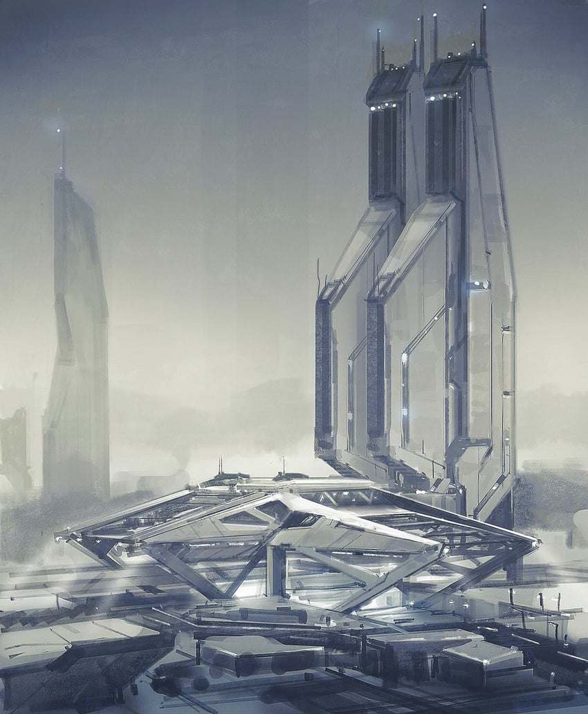 eve online and 1 more drawn by galan_pang