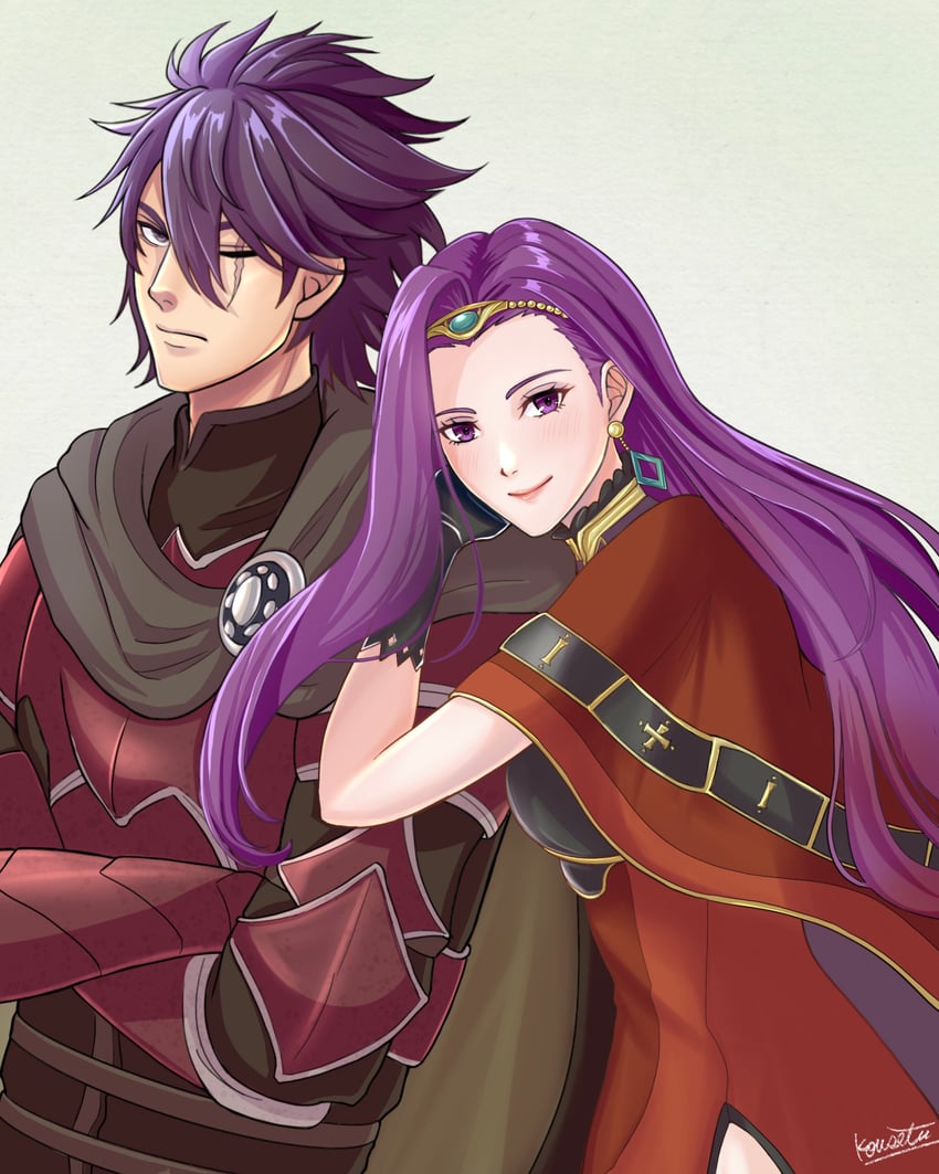 sonya and deen (fire emblem and 1 more) drawn by kousetu0506