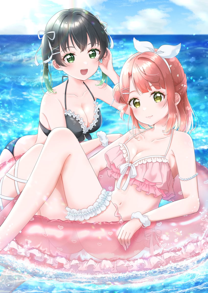 uehara ayumu and takasaki yu (love live! and 1 more) drawn by suzuna_(agzh5344)