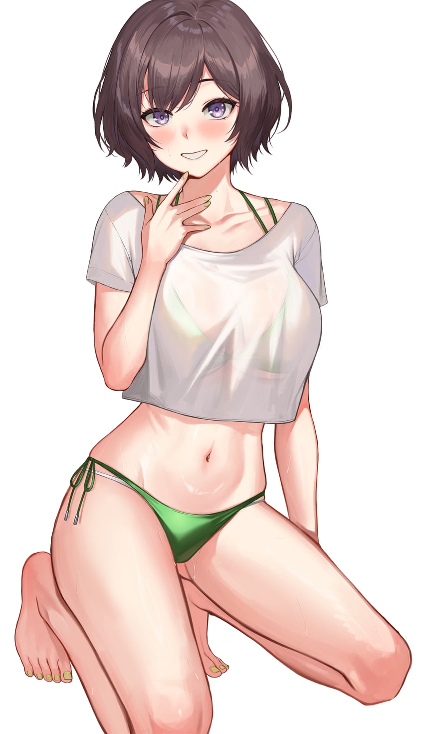 neo asari (idolmaster and 1 more) drawn by deras