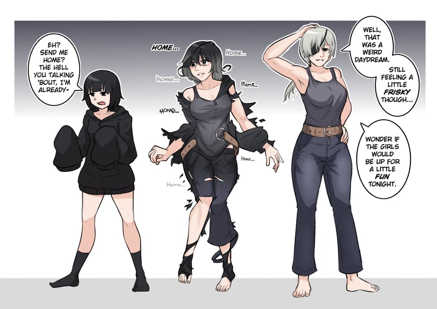 quanxi and clare (original and 1 more) drawn by erasethismail and kaiza-tg