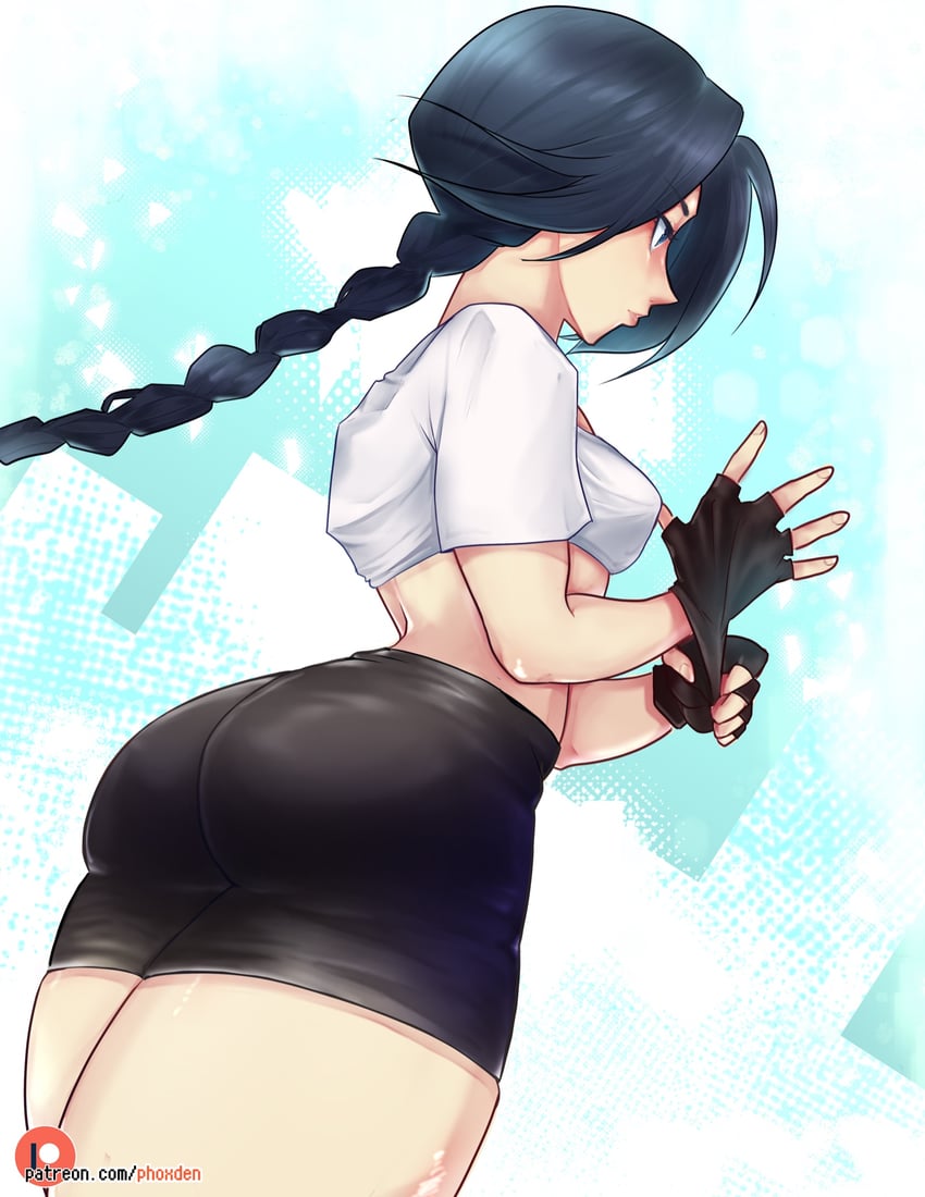 videl (dragon ball and 1 more) drawn by puffphox