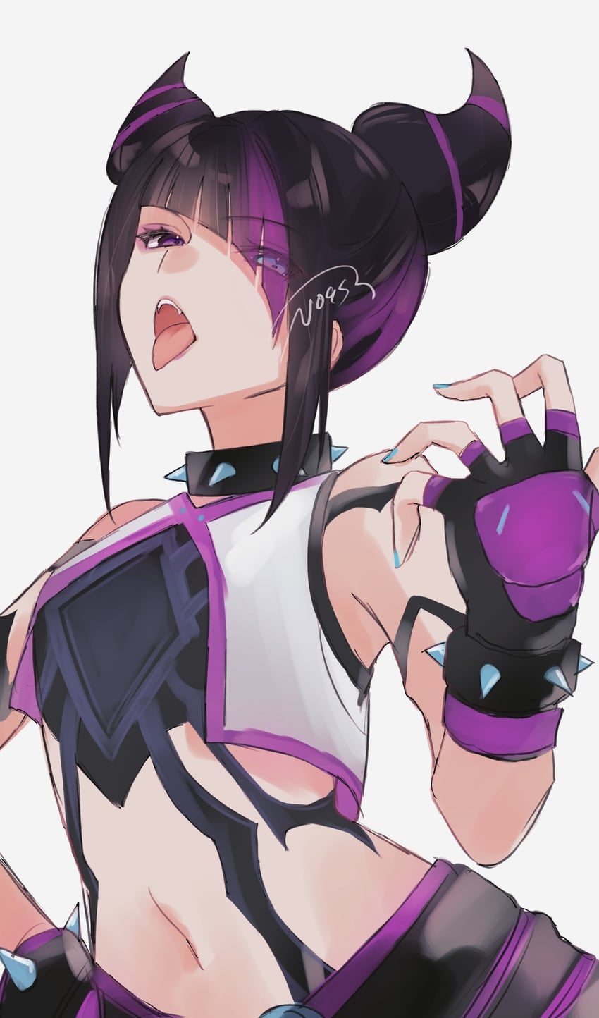 han juri and kiriko (street fighter and 2 more) drawn by o694699
