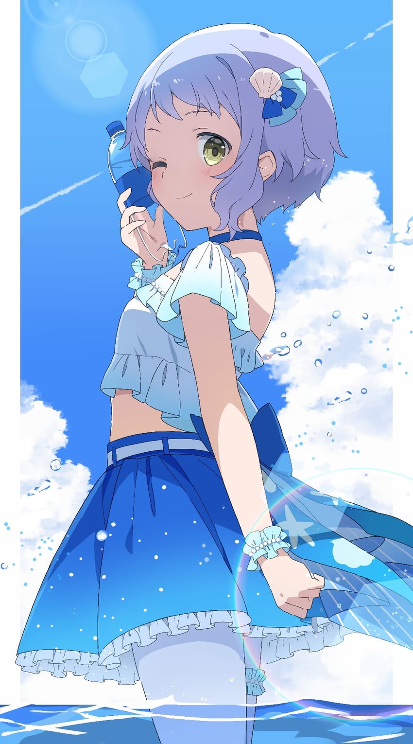 makabe mizuki (idolmaster and 2 more) drawn by mochigome_(ununquadium)