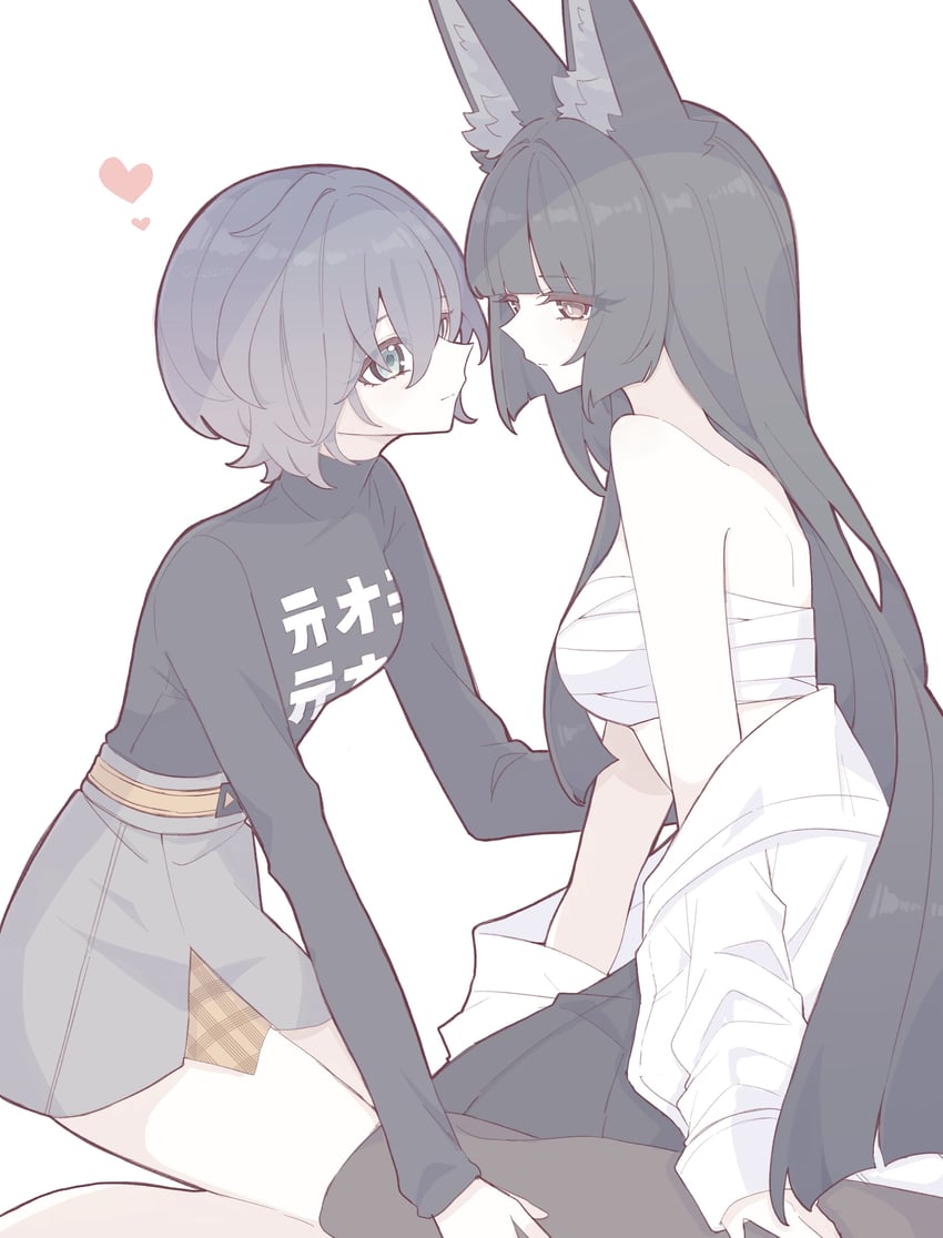 hoshimi miyabi and belle (zenless zone zero) drawn by zzzii0