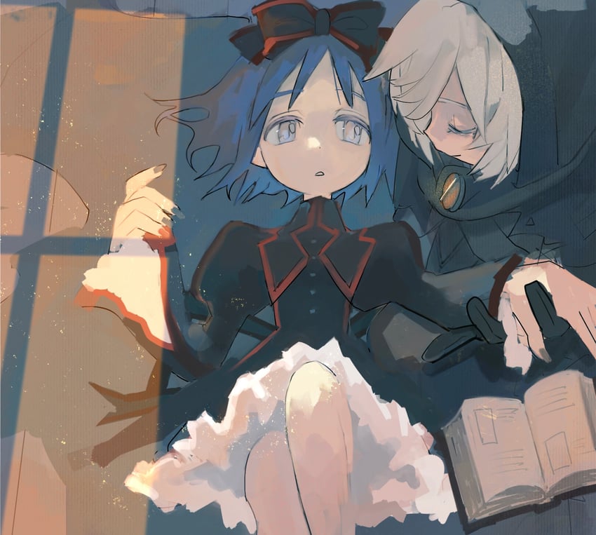 kurotori chiyoko and gyubid (kuromajo-san ga tooru!!) drawn by ni_(nimame629)