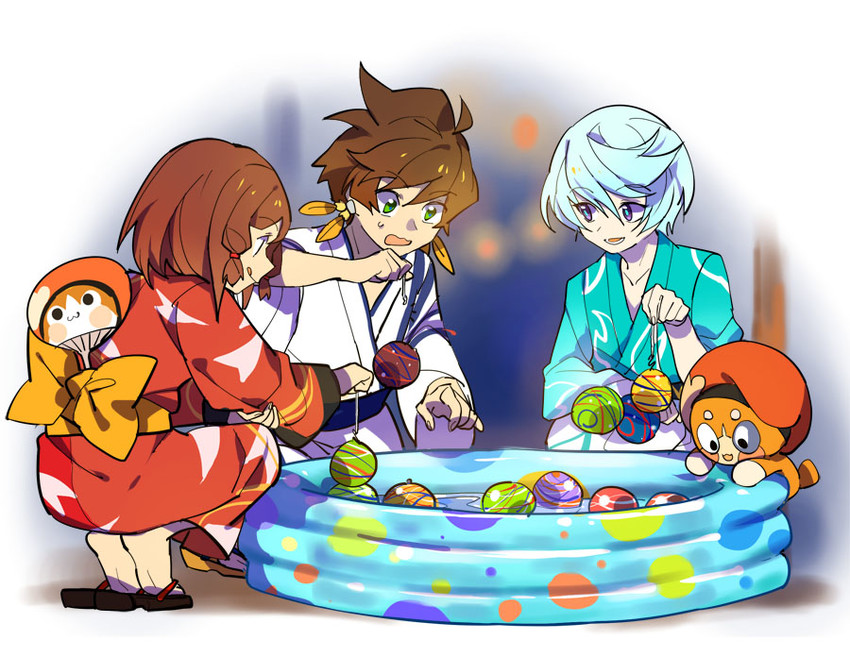 sorey, mikleo, rose, and phoenix (tales of and 1 more) drawn by yanzhan