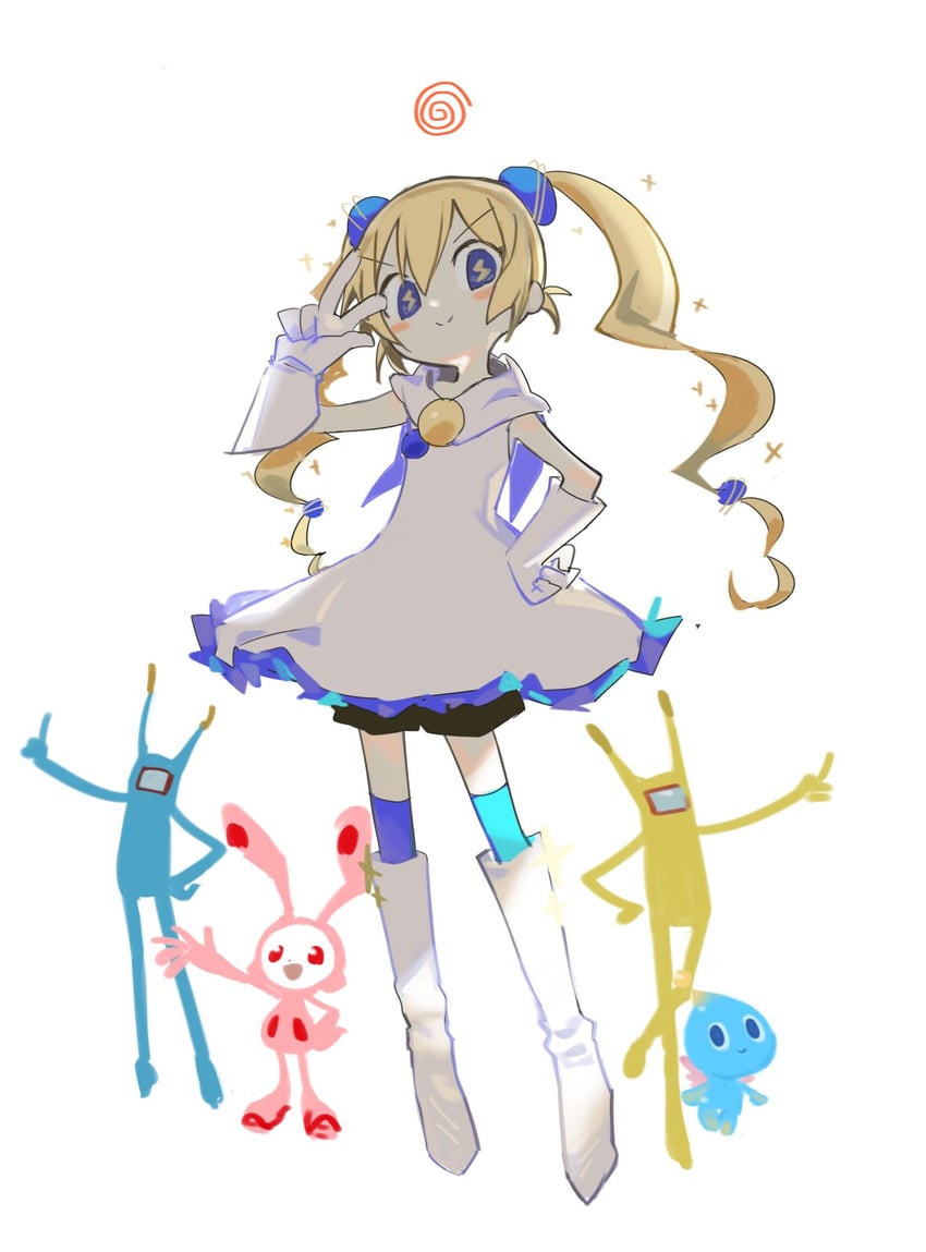 akuukan coneru, morolian, and yusa (sonic and 4 more) drawn by kokaki_mumose
