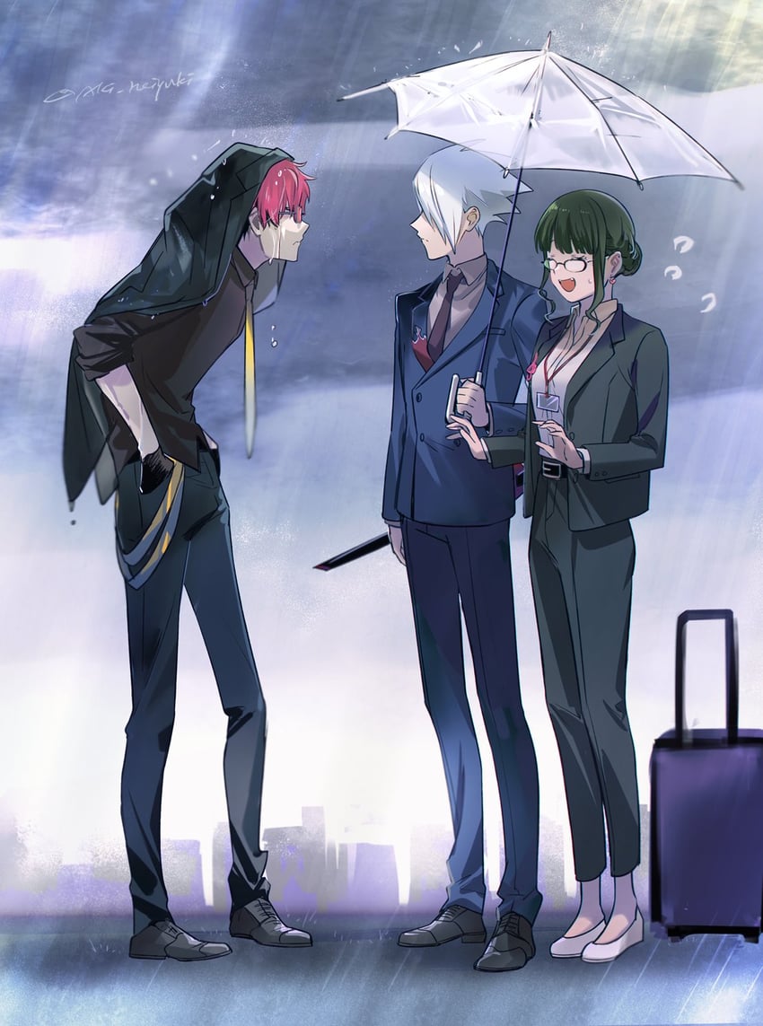 anosillus ii, anti, and gauma (gridman universe) drawn by aki_(neyuki41028)