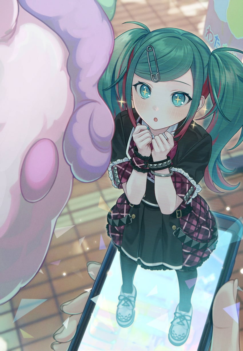 hatsune miku and leo/need miku (vocaloid and 1 more) drawn by vs0mr