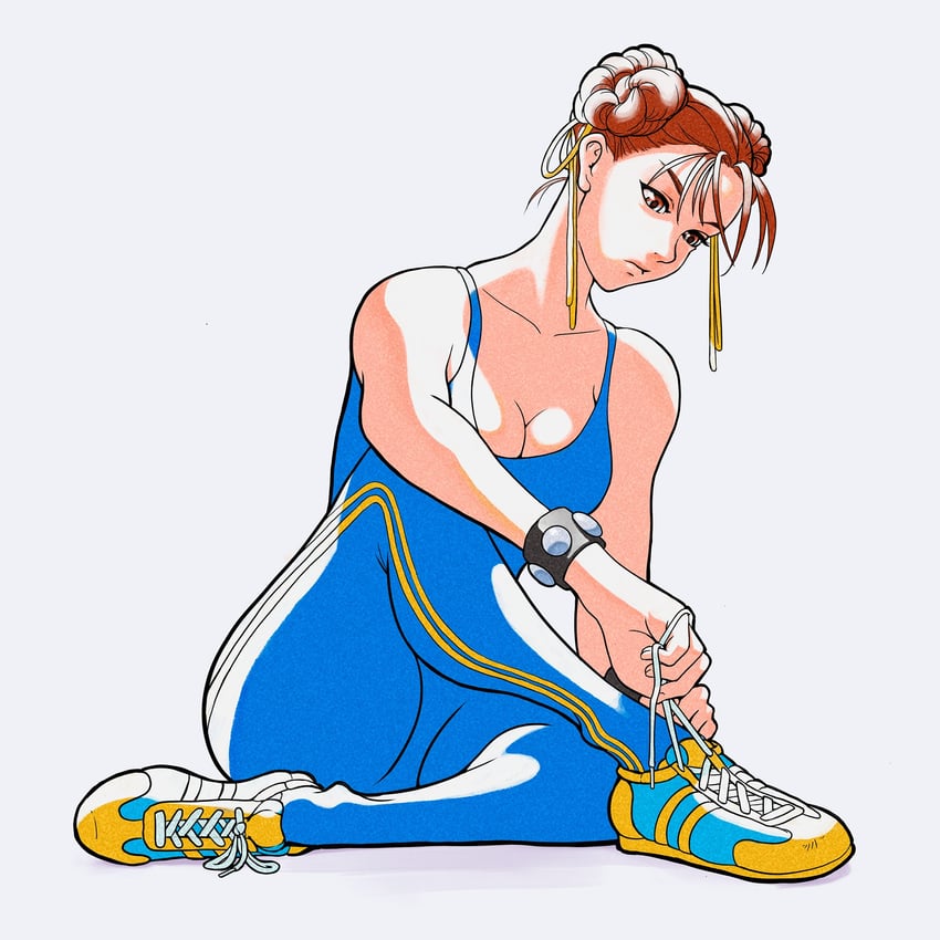 chun-li (street fighter and 1 more) drawn by omurakenjiart
