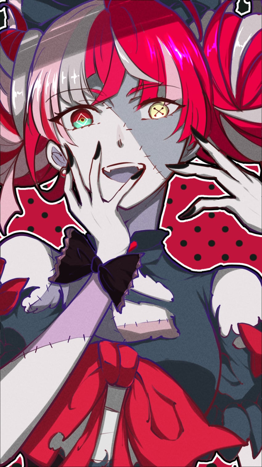 kureiji ollie (hololive and 1 more) drawn by hizaki_gamma_(artist)