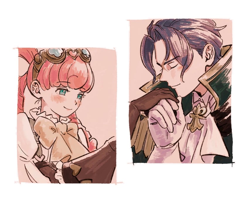 barok van zieks and iris wilson (ace attorney and 1 more) drawn by renshu_usodayo