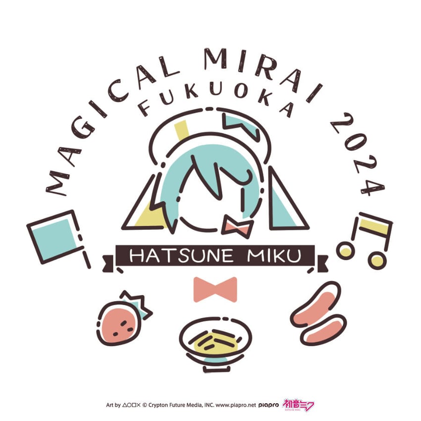 hatsune miku and magical mirai miku (vocaloid and 1 more) drawn by miwasiba