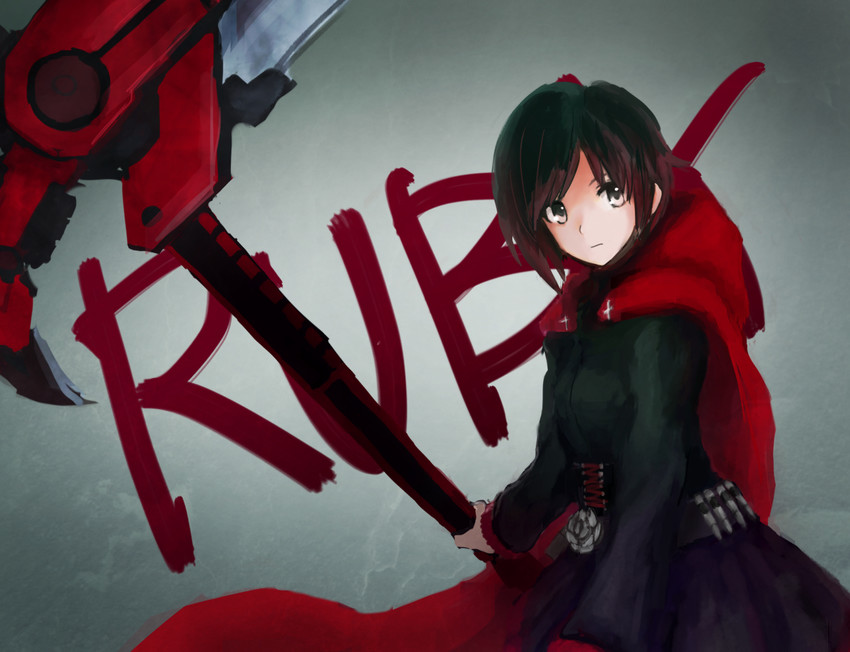 ruby rose (rwby) drawn by weasel_(close-to-the-edge)
