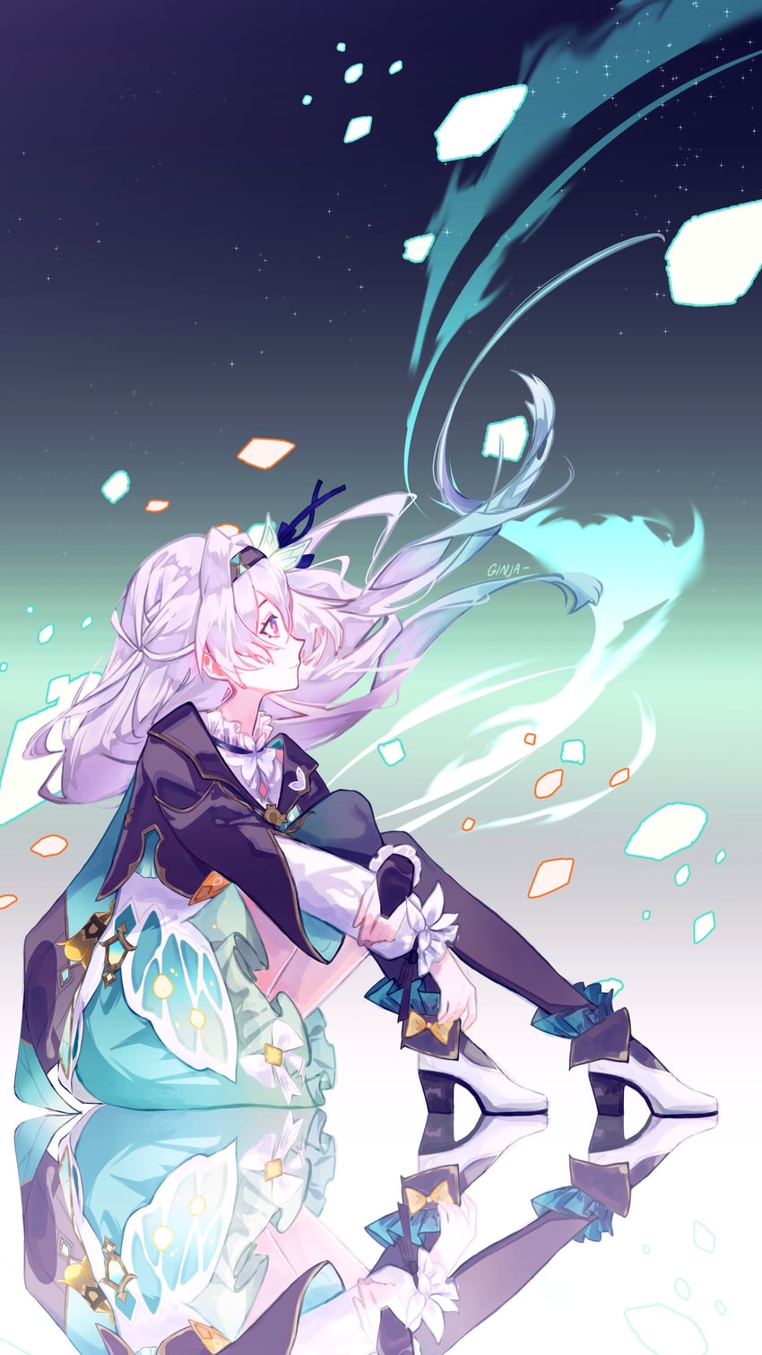 firefly (honkai and 1 more) drawn by ginja_(ginja_uwu)