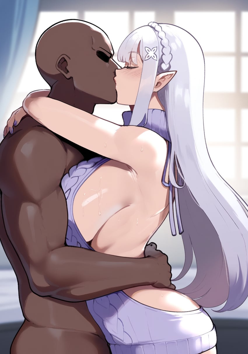 emilia (re:zero kara hajimeru isekai seikatsu) drawn by yojorock