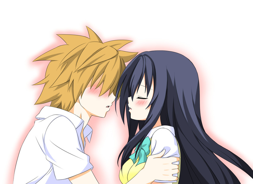 kotegawa yui and yuuki rito (to love-ru) drawn by shikniful