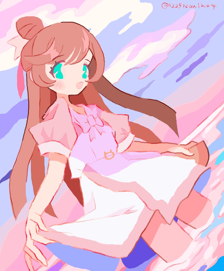 nijigaoka mashiro (precure and 1 more) drawn by noniha