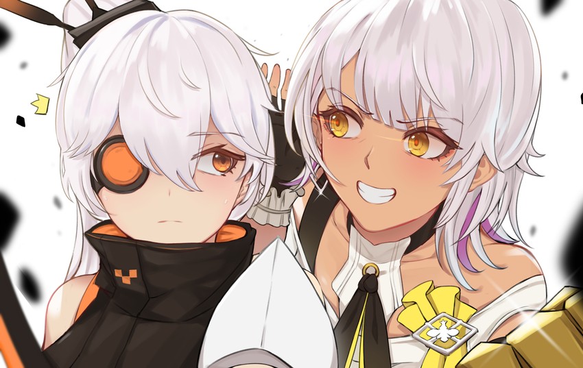 carole peppers and zombie (honkai and 1 more) drawn by zhourues