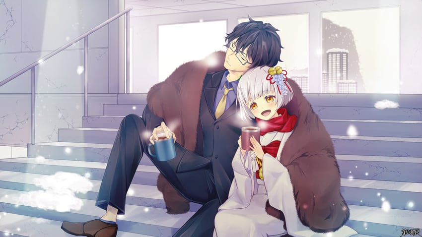 sagiri suzunone and murakumo genji (dairoku ryouhei) drawn by sio_(kurara)