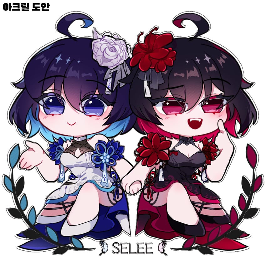 seele vollerei and seele (honkai and 1 more) drawn by dduehddueh