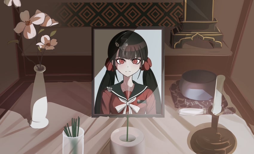 harukawa maki (danganronpa and 1 more) drawn by gakkiyui1