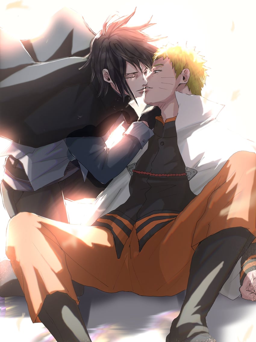 uzumaki naruto and uchiha sasuke (naruto and 1 more) drawn by mi73suki