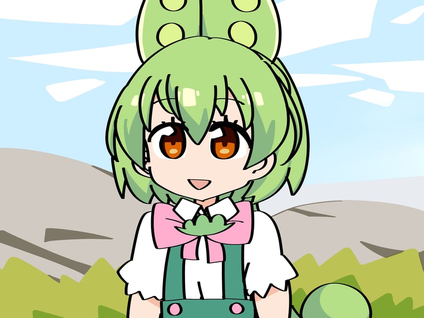 zundamon (kemono friends and 1 more) drawn by touhoku_kiriko