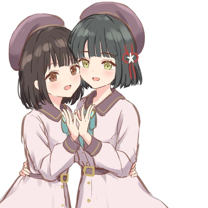 momose ginko and sakurai hina (love live! and 2 more) drawn by hanazora_satsuki