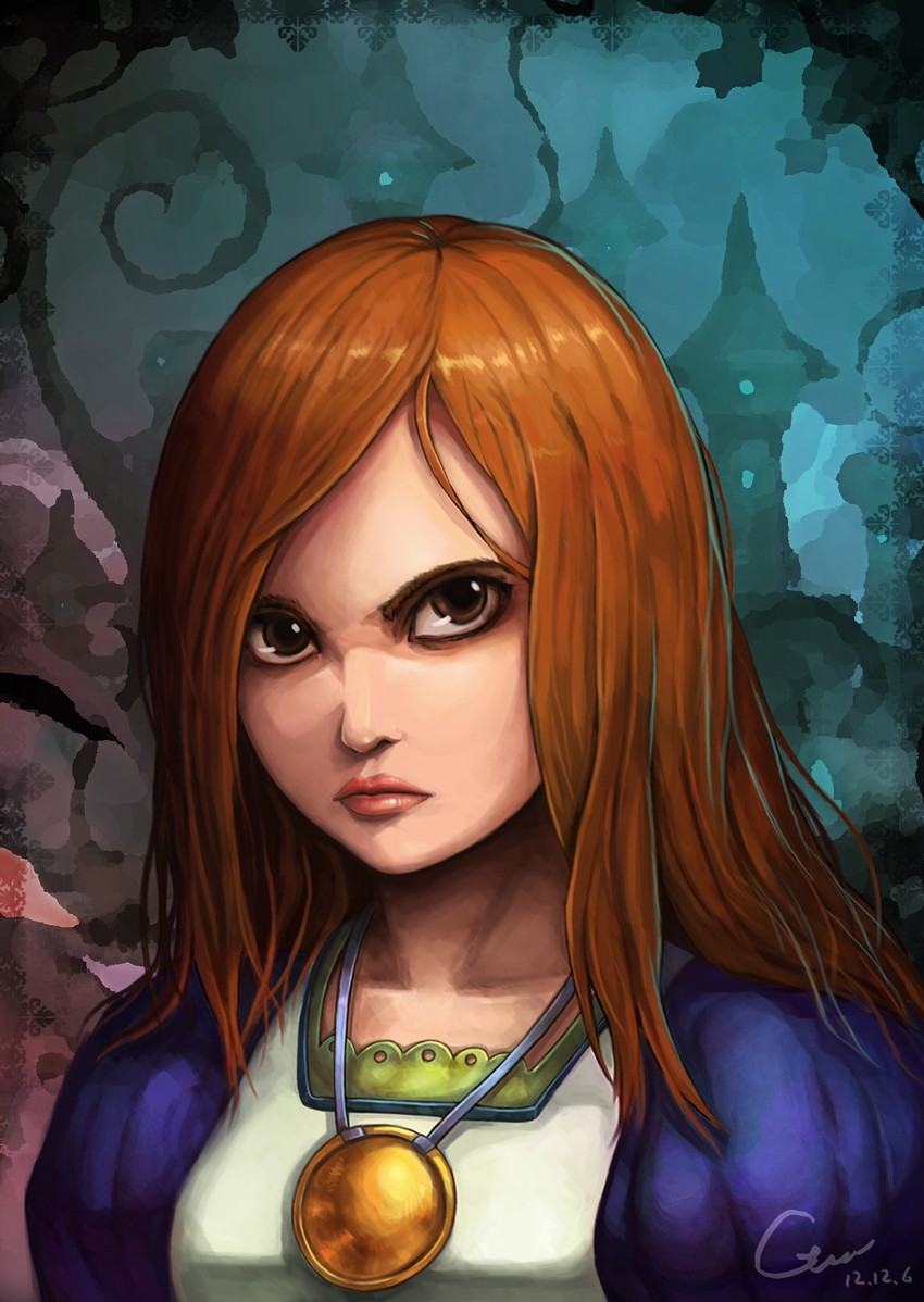 alice liddell (american mcgee's alice and 1 more) drawn by c-tree