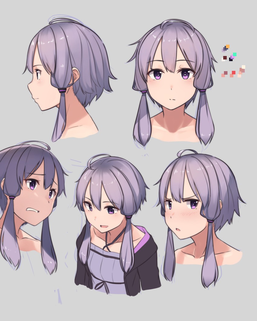 yuzuki yukari (vocaloid and 1 more) drawn by kuz