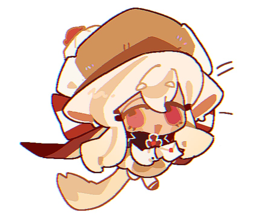 caramel choux cookie (cookie run and 1 more) drawn by chis74