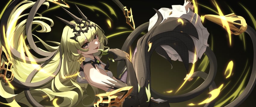 mobius (honkai and 1 more) drawn by doge_onion