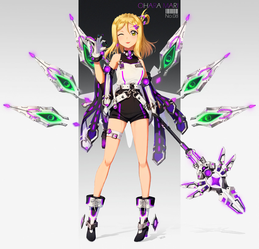 ohara mari (love live! and 1 more) drawn by corsetman